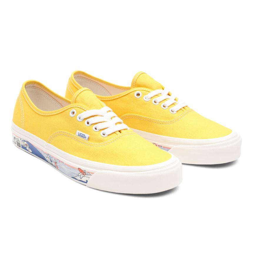 Vans Anaheim Factory Authentic 44 DX Dam Gula - Vans Classics Outlet Sverige (IHENM4935)